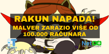 Rakun napada - malver zarazio više od 100.000 računara