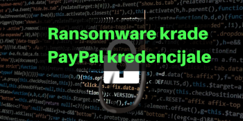Ransomware krade PayPal kredencijale