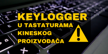 Otkriven keylogger u tastaturama kineskog proizvođača