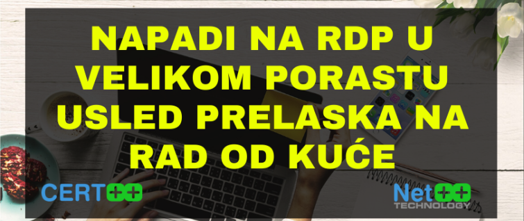 Napadi na RDP u velikom porastu usled prelaska na rad od kuće