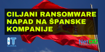 Ciljani ransomware napad na španske kompanije