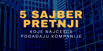 5 sajber pretnji koje najčešće pogađaju kompanije