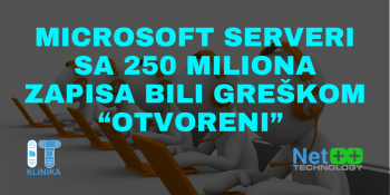 Microsoft serveri sa 250 miliona zapisa bili greškom “otvoreni”