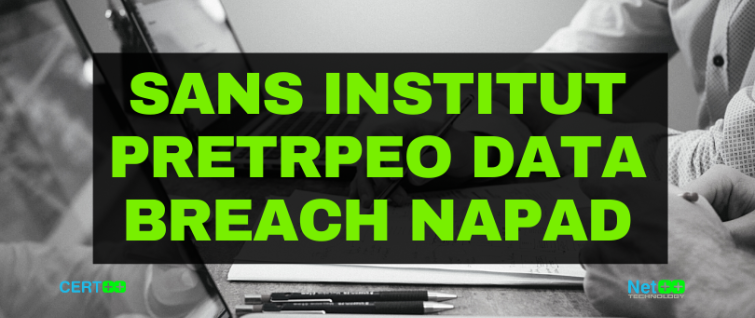 SANS institut pretrpeo Data Breach napad SANS institut pretrpeo Data Breach napad